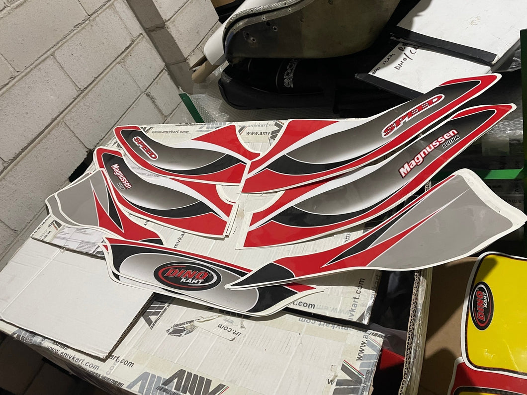 Sticker kit -Front spoiler refresh set Dino Magnussen senior KG EVO