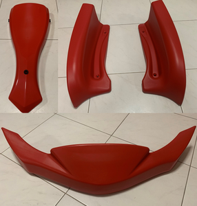 KG MK14 Red Cadet/Mini Plastics Bodywork Set